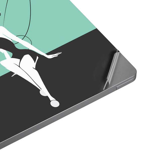 Disney Tinker Bell Color Block Universal Laptop 12in (9.8 x 6.8in) Skin